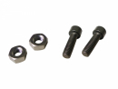 RD5 ECO reserveonderdelen M6 x 22 Royal Exclusiv 2x Schroef met moer Set 6x22 mm Titan voor 130-200W HP