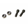 RD5 ECO spare parts M6 x 22 Royal Exclusiv 2x Screw with nut Set 6x22 mm Titanium for 130-200W HP
