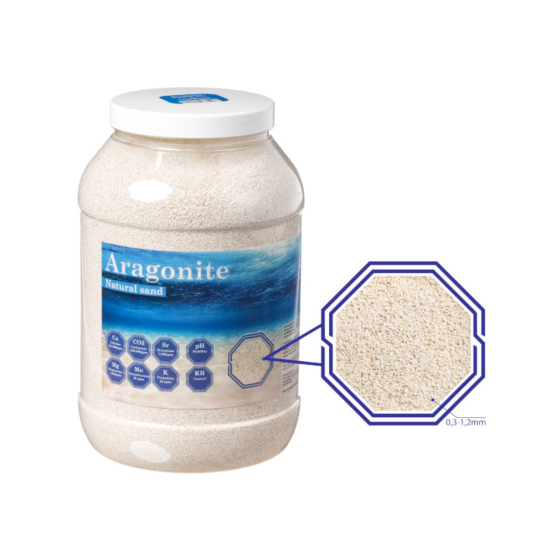 DVH - Aragonite Sable naturel 2,8 kg 0,3-1,2 mm