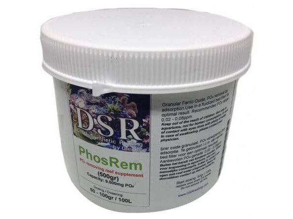DSR - PHOSREM, PO4 remover, granulés de fer, GFO 5 kg