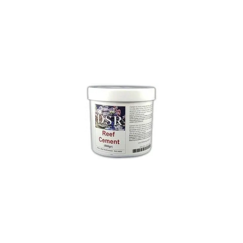 DSR - Reef Cement, for aquascaping récifal, fixe roches et coraux, (5 minutes) 0,7 kg