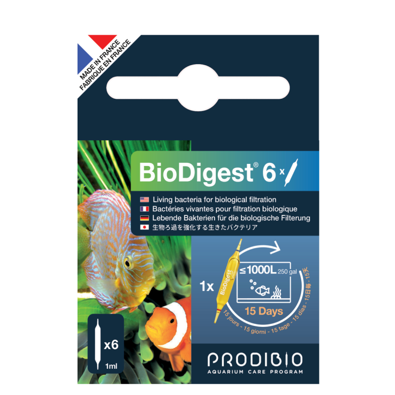 Bio Digest 6 Ampollas Bacterias