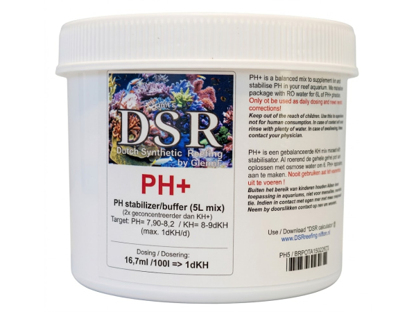 DSR - PH+ : PH (KH) tampone stabilizzatore, da miscelare in 2L