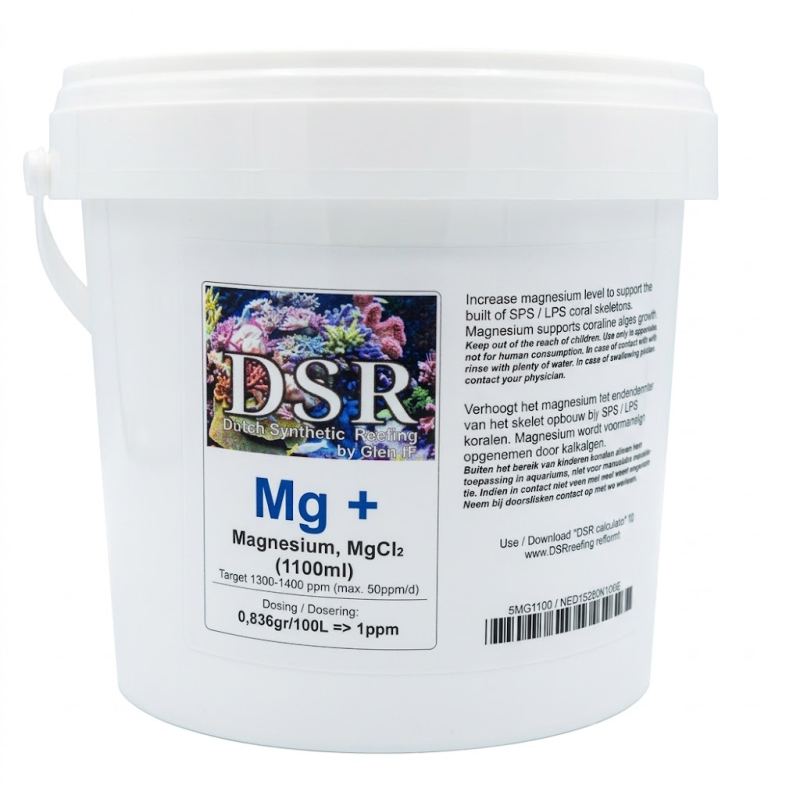 DSR - Mg+ (augmente le magnésium) : Chlorure de magnésium (PET) 0,4 kg