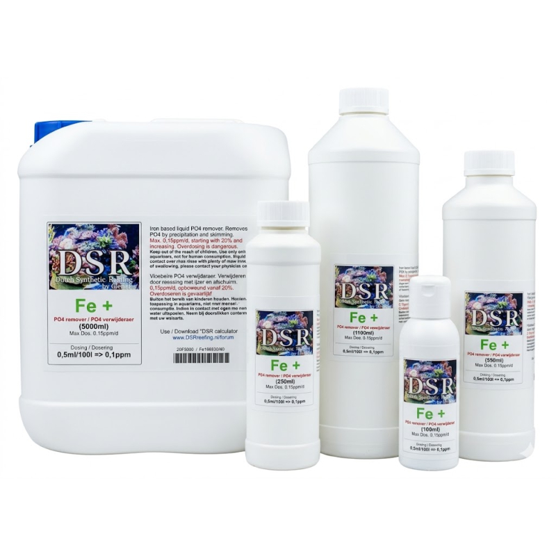 DSR - 500 ml DSR Fe+ (Eisen): Phosphatentferner (max. 0,15 ppm pro Dosierung)
