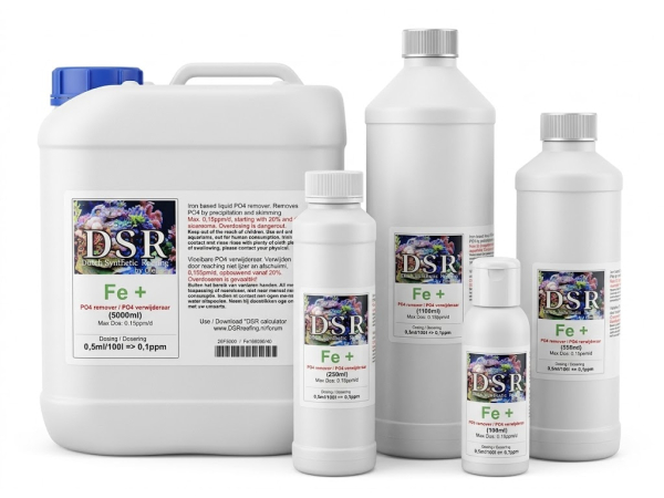 DSR - 250 ml DSR Fe+ (ferro): eliminatore di fosfati (max. 0,15ppm per dosaggio)