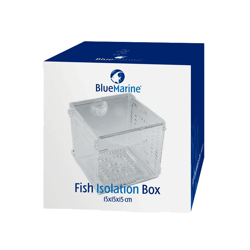 FISH ISOLATION BOX 15 X 15 X 15 CM BLUE MARINE