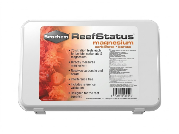 Reef status MAGNESIUM AND CARBONATE/BORATE ALKALINITY