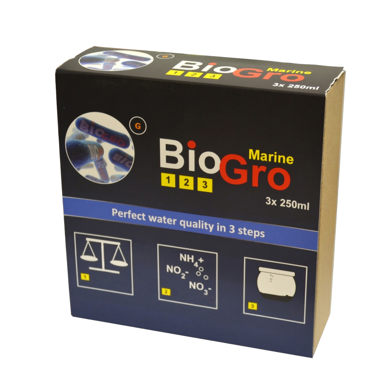 DVH - Set of 3x 250 ml BioGro bacteria for Marine