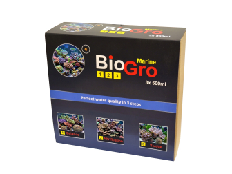 DVH - Conjunto de 3x 500 ml de bacterias BioGro para Marin