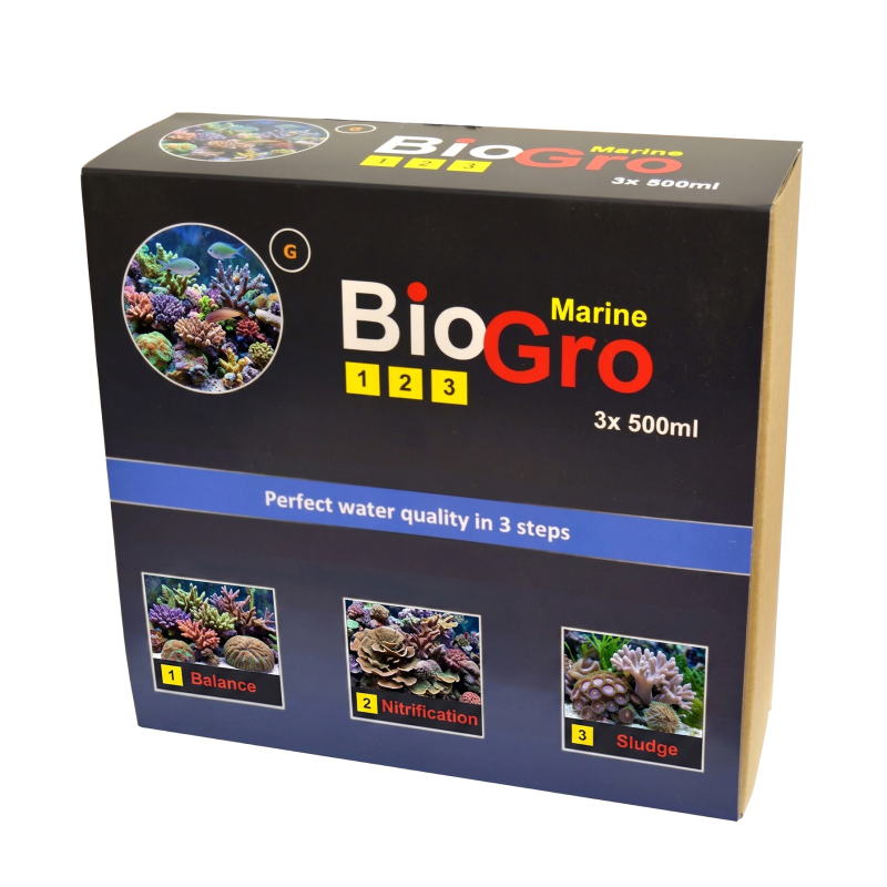 DVH - Set 3x 500 ml batteri BioGro per Marin