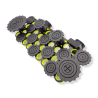 10cm Classic Single Color Racks Aquaprint Jaune