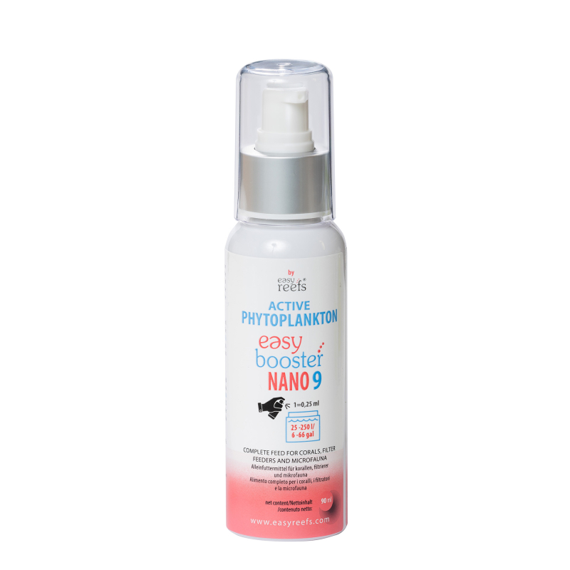Easybooster Nano 9 van 90ml (fytoplankton in gel voor koralen en microfauna) EASYREEFS