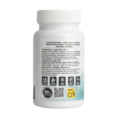 DKI Marine 50 gr Ø 2,0 mm (granulés de planctons et crevettes pour poissons) EASYREEFS