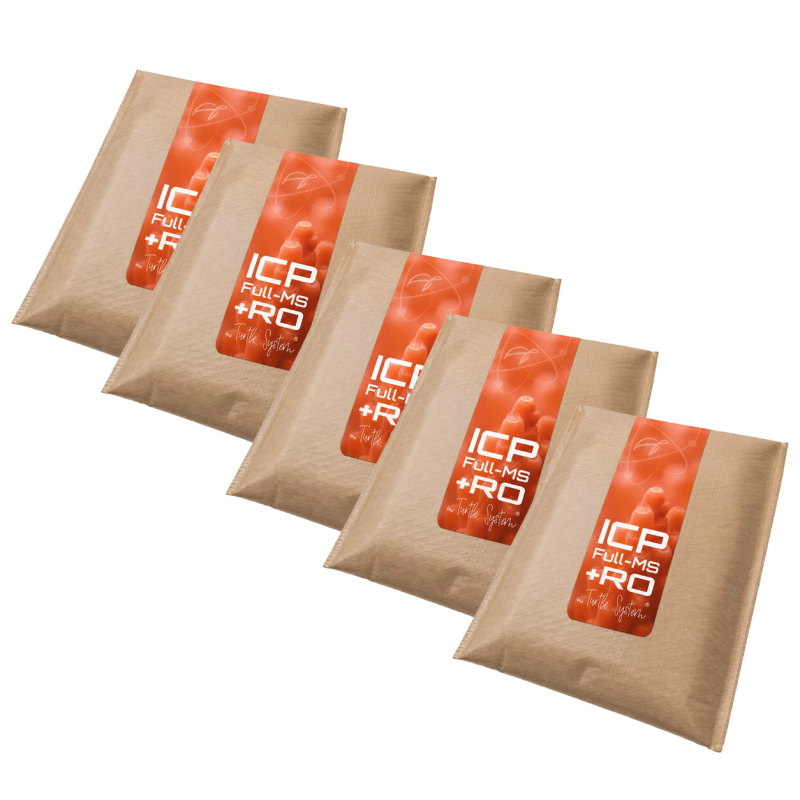 Lot de 5 - Test ICP Full-MS + RO Turtle System