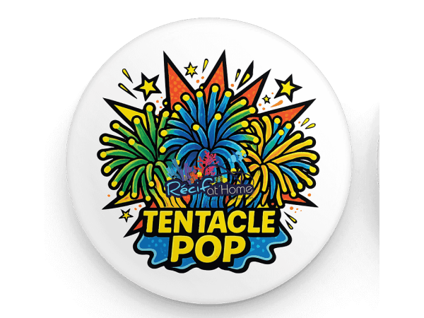 Runde Anstecker 57 mm Tentacle POP Goodies Recifathome RAH