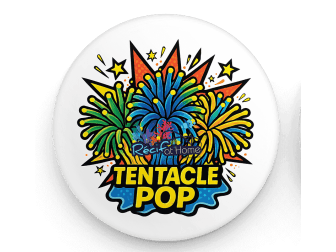 Round 57 mm badges Tentacle POP Goodies Recifathome RAH