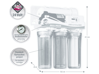 Platinum line 800 osmoseur aqua-medic 