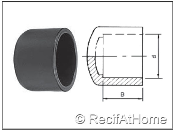 Bouchon à coller PVC HP 