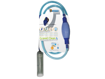 Gravel Clean L - Pear-shaped gravel vacuum for aquarium SuperFish