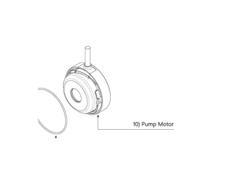 Moteur OP-2 (stator) - Pièce détachée pour pompe de brassage OP-2 et OP-2+ Reef Octopus