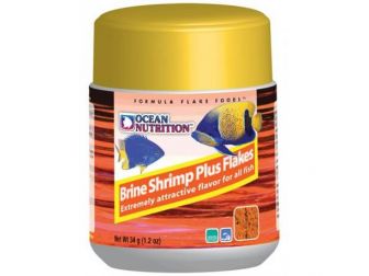 Brine Shrimp Plus Flakes 34 grs Ocean Nutrition