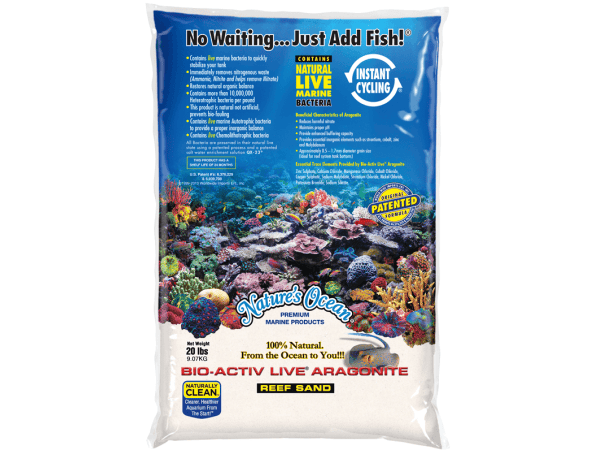 NATURAL WHITE REEF SAND 0,5-1,7mm en 9,07 KG