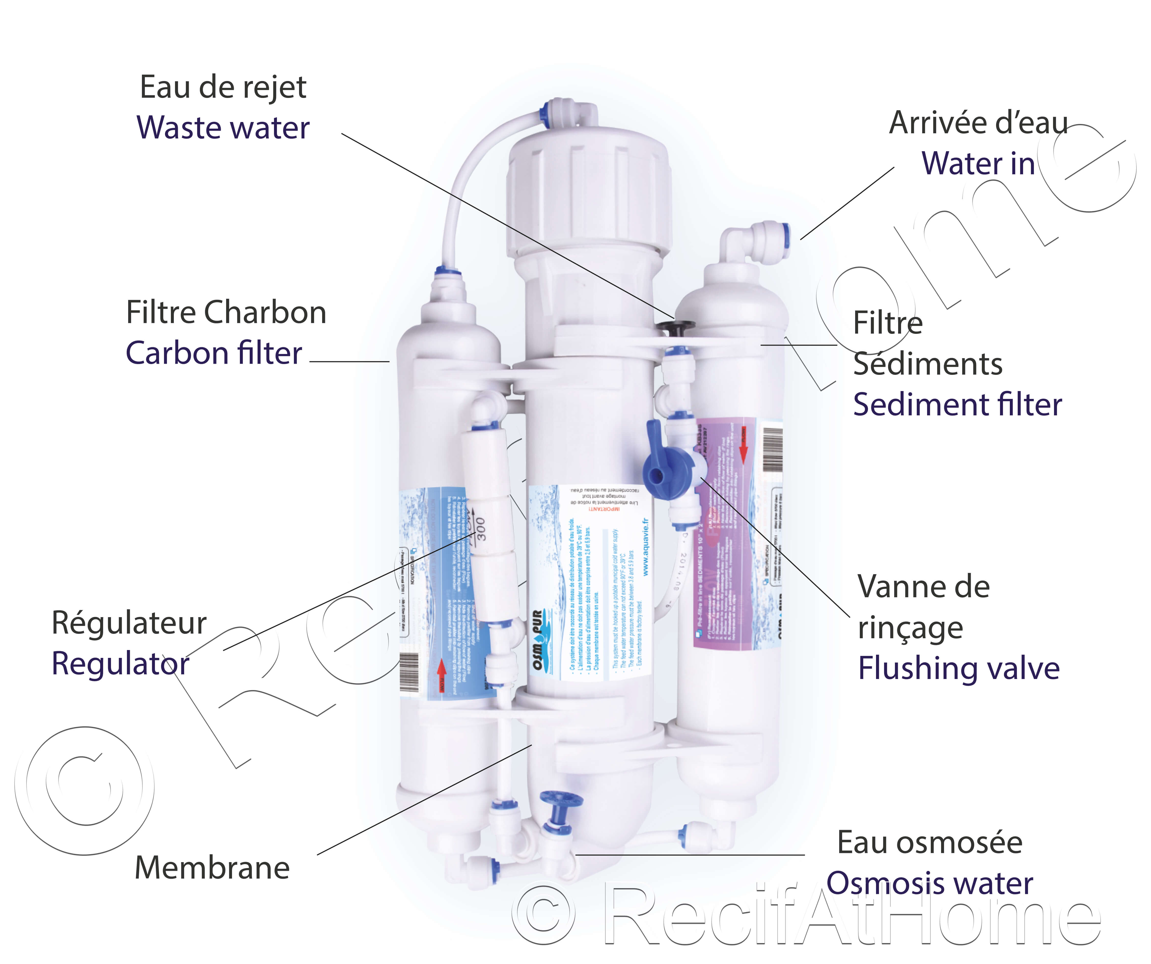 V2 KBO75 280 L/JRS OSMOSEUR aquavie - VPC RecifAtHome