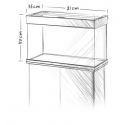 Aquarium RIO 125 LED (2x14w) BLANC  JUWEL