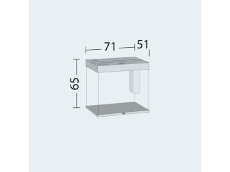 Aquarium LIDO 200 LED BLANC  JUWEL