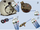 Bombe silicone Spray entretien rotor aquarium