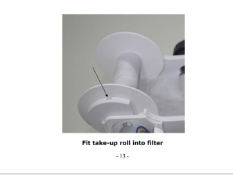 Papier rouleau pour Deltec Fleece filter