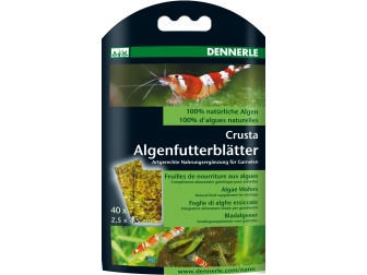 Nano nourriture aux algues, 40 feuilles Dennerle