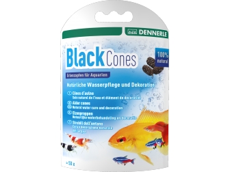 BLACK CONES - CÔNES D´AULNE POUR 1.200 L, 40 G Dennerle