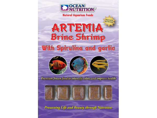 OC - ARTEMIA AVEC SPIRULINE ET AIL 100GR Ocean nutrition