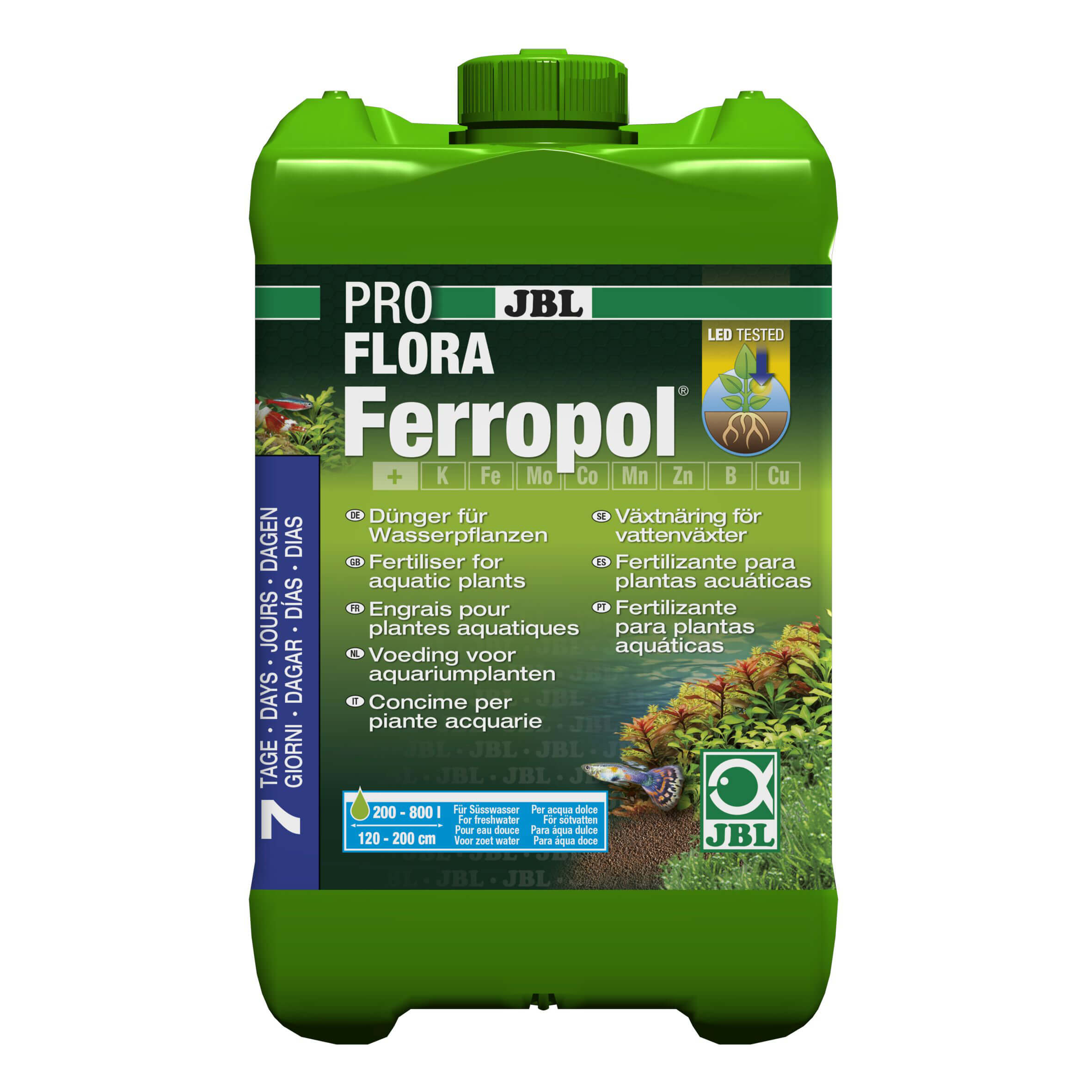 Engrais liquide pour plantes d'aquarium JBL Ferropol