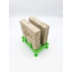 2 Brick Stand Bio Brick Stands Aquaprint Vert Bouteille