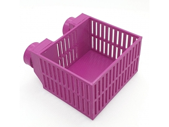 Magntic Mushroom Basket - Nano Media Baskets Aquaprint violet