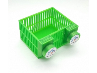 Magntic Mushroom Basket - Nano Media Baskets Aquaprint vert