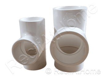 PVC Blanc Te 40mm 90 degrés