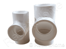 PVC Blanc Te 40mm 90 degrés