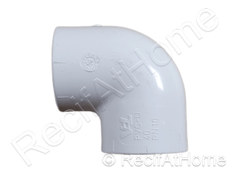 PVC Blanc  Coude 90 degrés 20mm