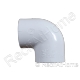 PVC Blanc Coude 90 degrés 40mm