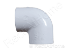 PVC Blanc Coude 90 degrés 50mm