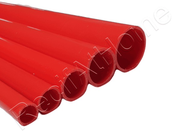 PVC Tuyau rigide25mm couleur Rouge length 2 meter price per meter