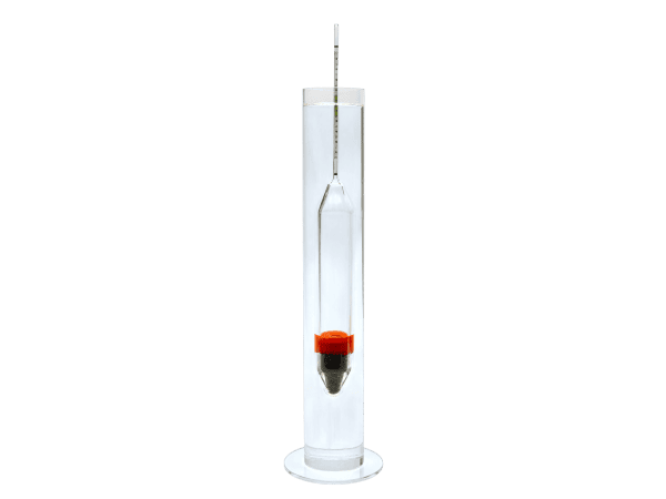 Präzisions-Aräometer 350mm + Messzylinder /Areometer 260mm + measuring cylinder GROTECH