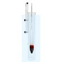Präzision-Aräometer 350mm + Messröhre / Hydrometer with measuring tube GROTECH