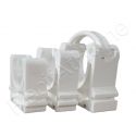 PVC Tube clip open 25mm