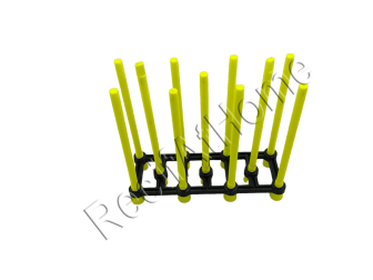 WB 20 Bio Ball Stand Water Box Kit Aquaprint jaune