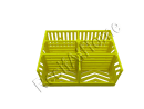 WB 20 Bio Ball Stand Water Box Kit Aquaprint jaune
